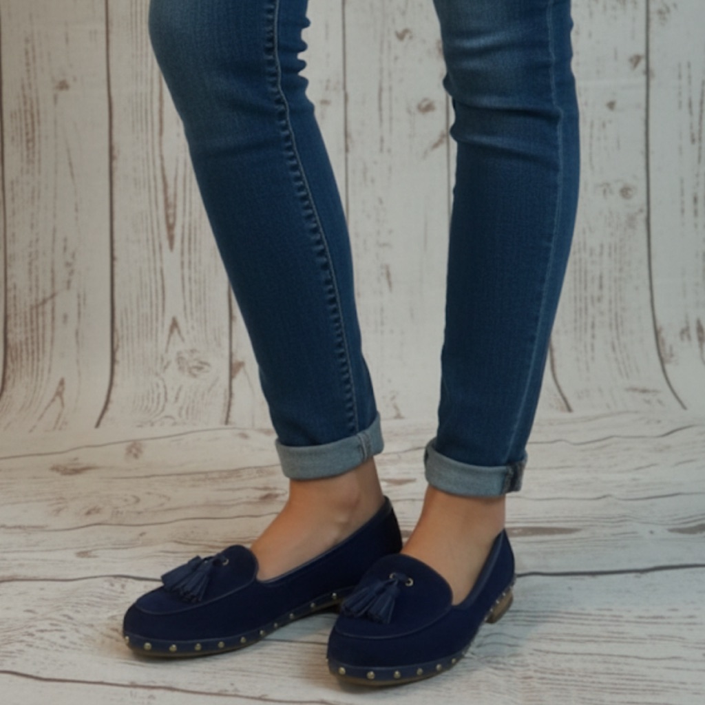 Dv By Dolce Vita Women's Navy Tassel Loafers